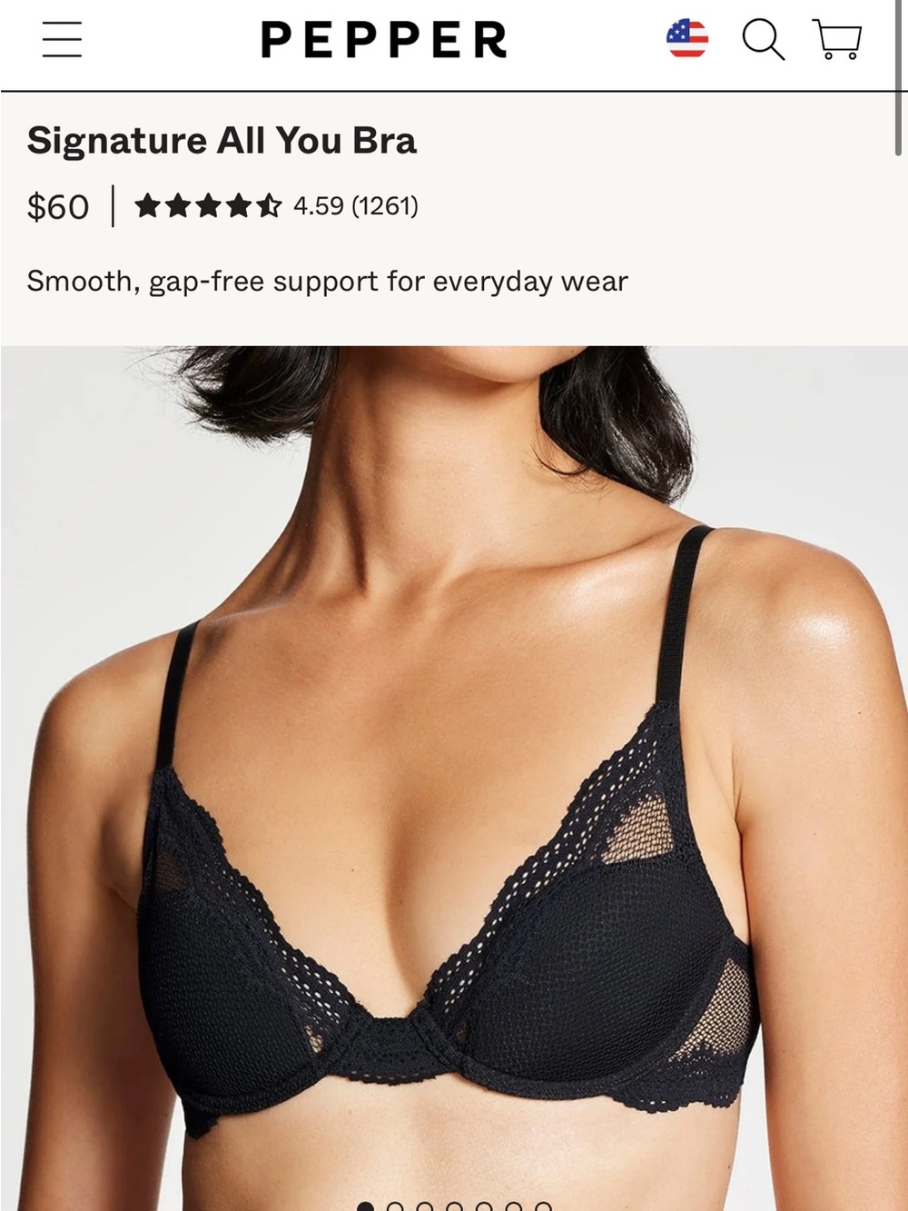 Signature All You Bra - Black